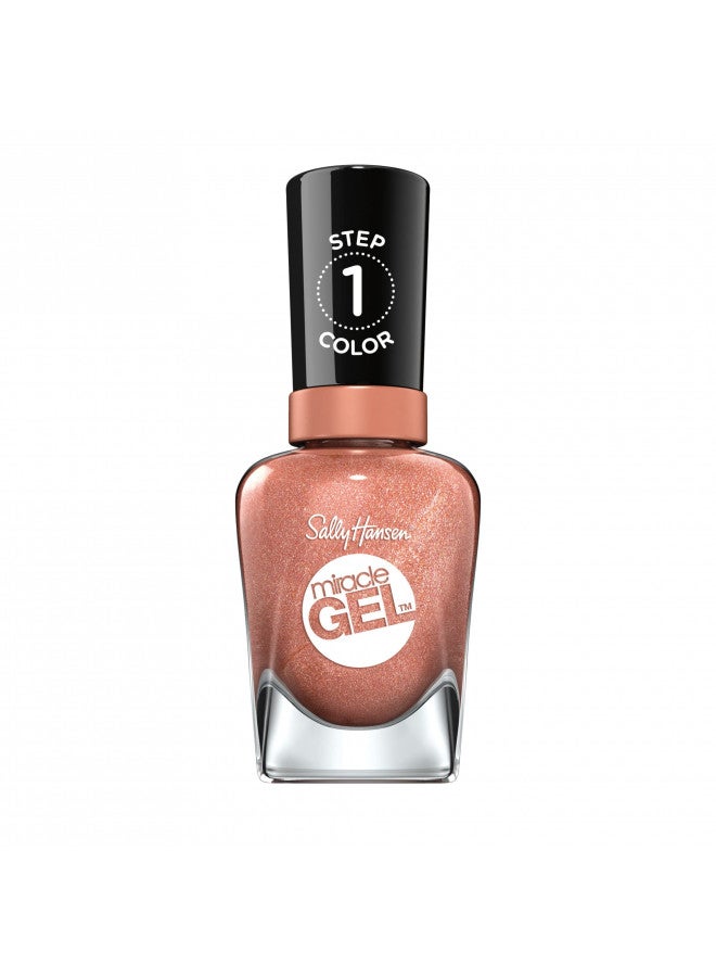 Sally Hansen Miracle Gel Nail Polish, Shade Terra-Coppa 189 (Packaging May Vary)