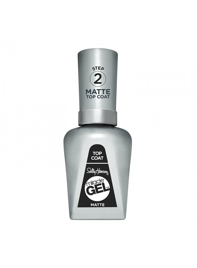 Sally Hansen Miracle Gel Matte Top Coat #102, 0.5 Fl Oz