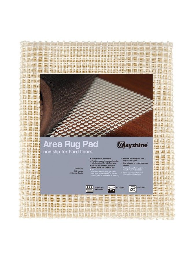 Area Rug Gripper Pad (4X6 Feet) For Hard Floors Provides Protection And Cushion For Area Rugs And Floors