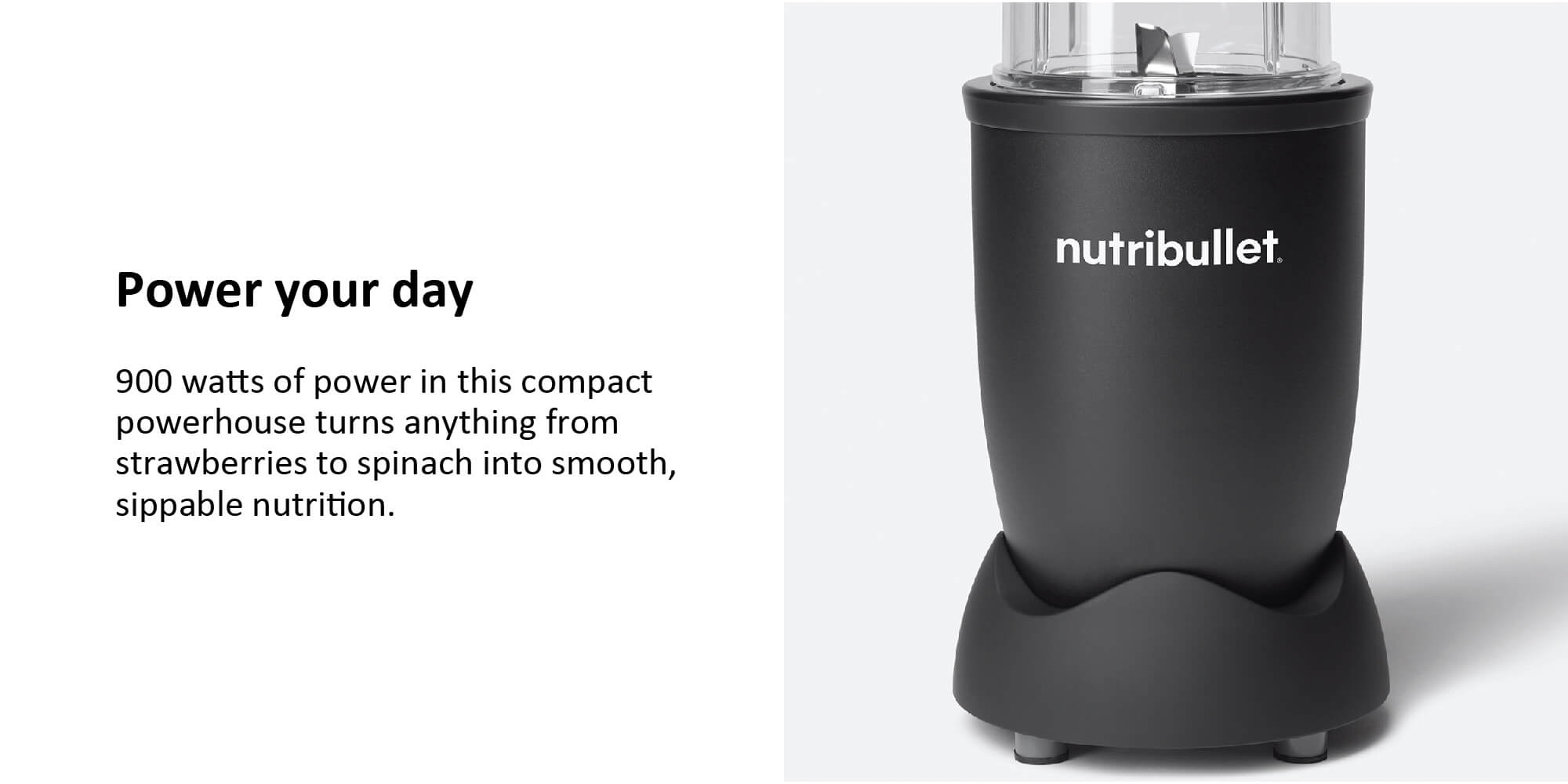 9 Piece Set, Multi-Function High Speed Blender, Mixer System with Nutrient Extractor, Smoothie Maker, All Black 700 ml 900 W NB9-1212AK Black