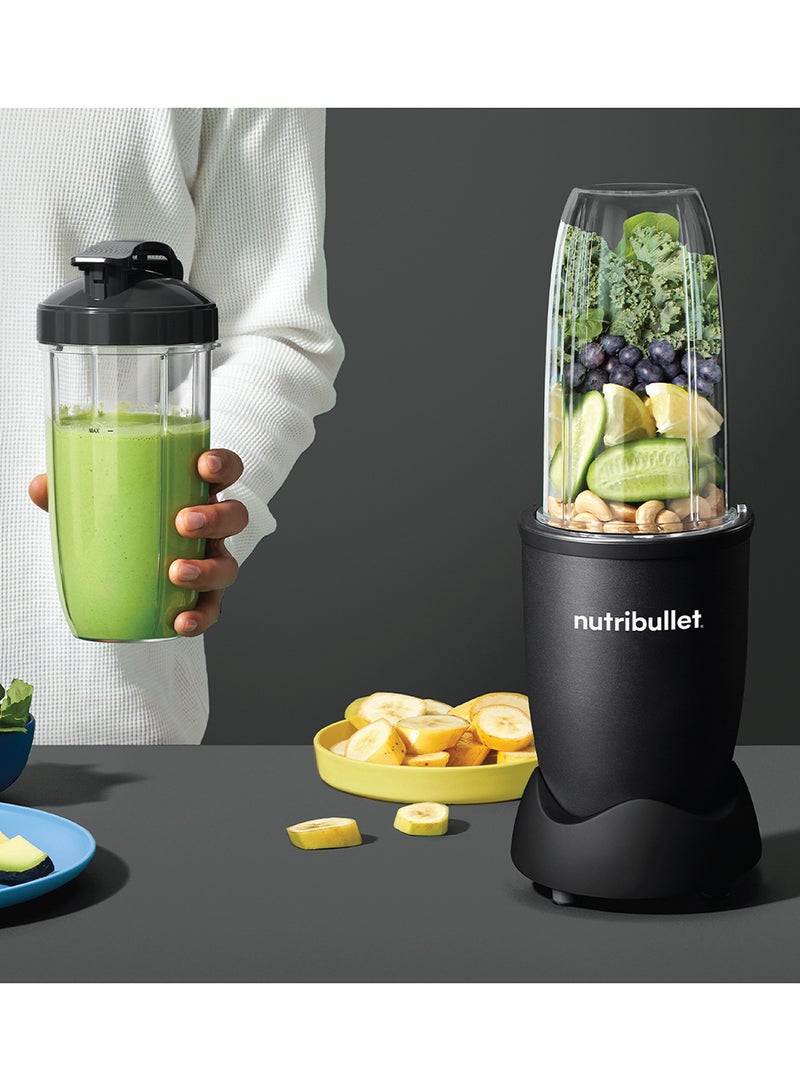 9 Piece Set, Multi-Function High Speed Blender, Mixer System with Nutrient Extractor, Smoothie Maker, All Black 700 ml 900 W NB9-1212AK Black