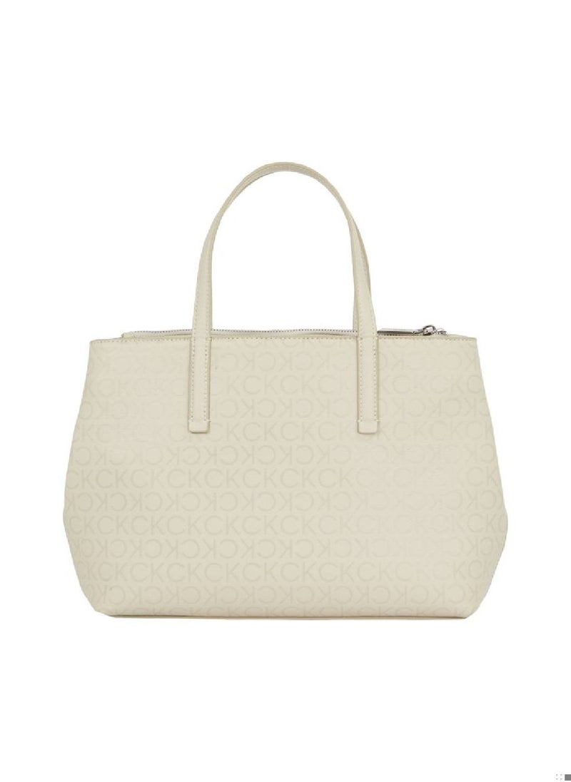 Women's Ck Must Tote Bag - Polyester, Beige