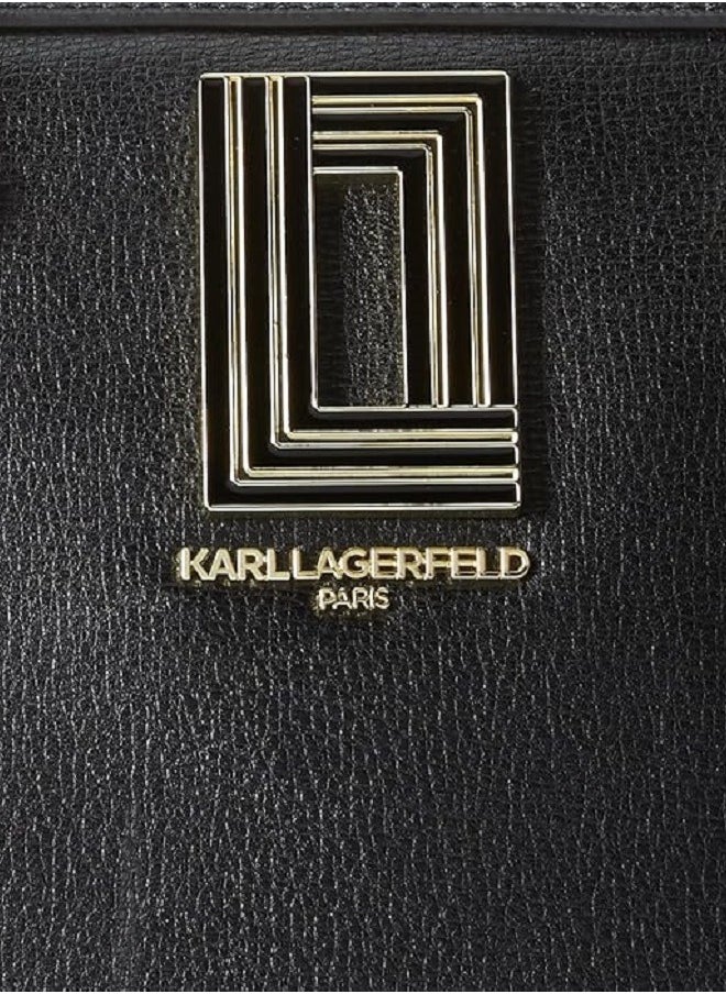 KARL LAGERFELD PARIS Leather Crossbody Bag