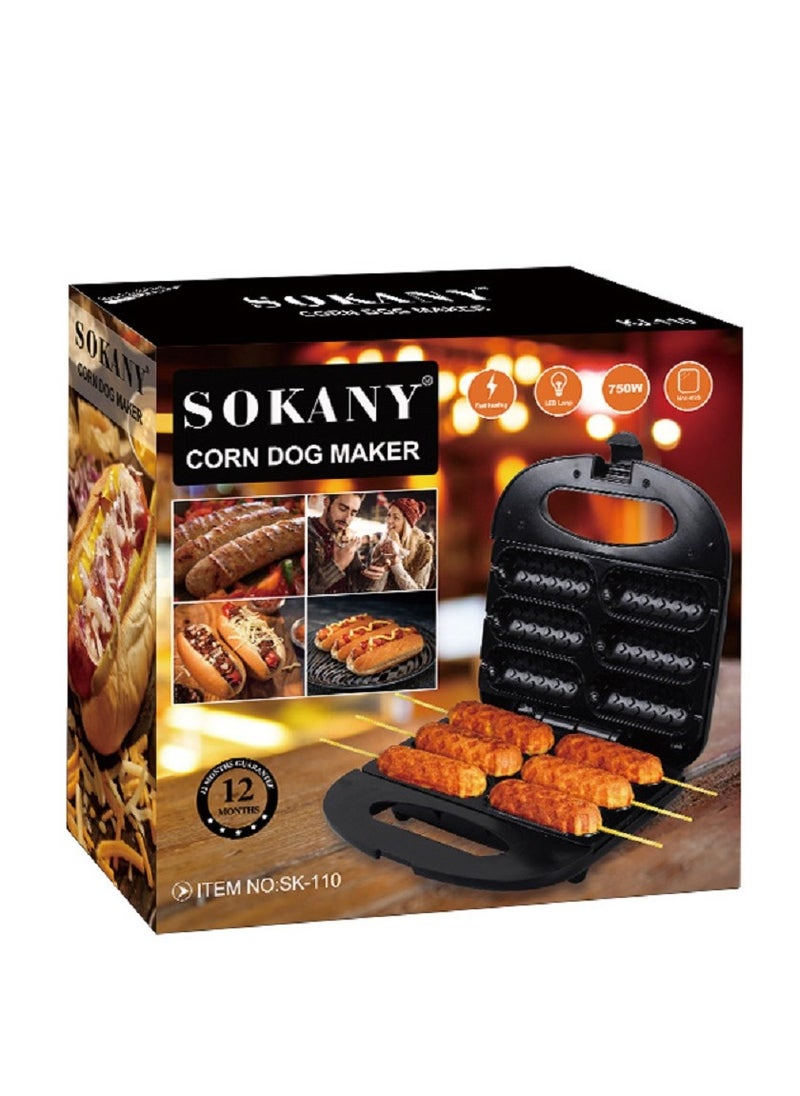 SOKANY Multifunctional Hot Dog Sausage Machine Small Roasted Sausage Automatic Temperature Control