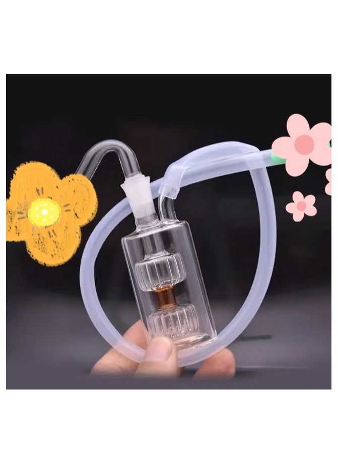 Mini Glass Home Decorative Heat Resistant Oil Lamp Vase