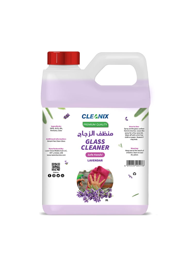 Cleanix Premium Glass Cleaner 5L