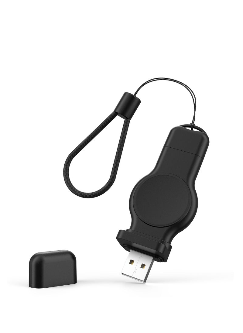 Wireless Smart Watch Magnetic Charger For Samsung Galaxy Watch 3/4/Active2 Black