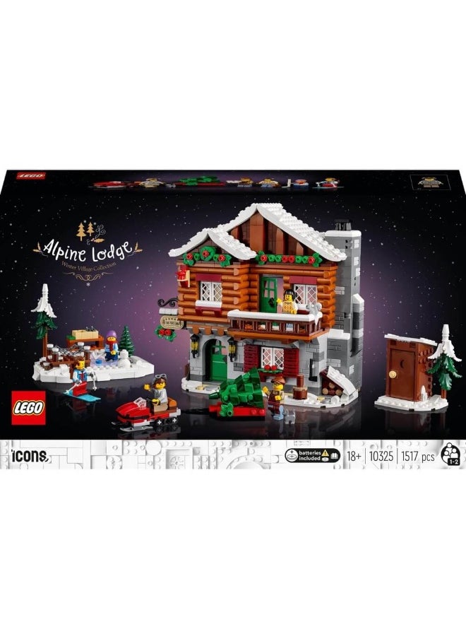 Icons Alpine Lodge 10325 Building Toy Set (1517 Pieces)