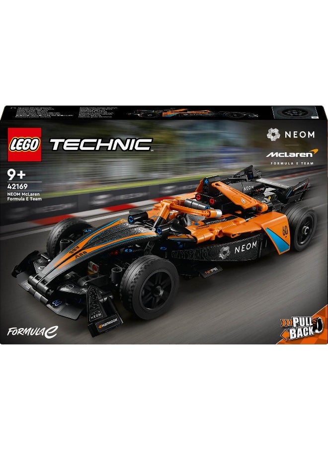 Technic Neom Mclaren Formula E Race Car 42169 Building Toy Set