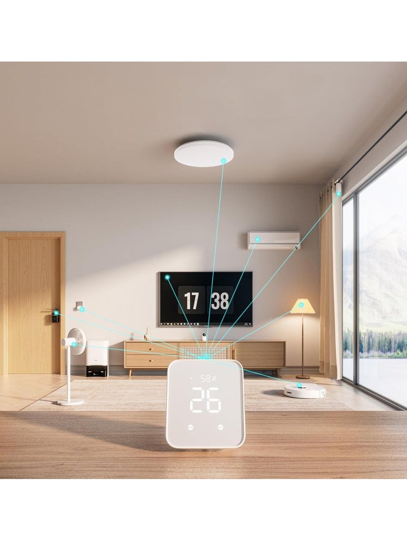 2 (2nd Gen), Work As A Wifi Thermometer Hygrometer, IR Remote Control, Smart Remote And Light Sensor, Link Switchbot To Wi-Fi (Support 2.4ghz), Compatible With Alexa & Google Assistant