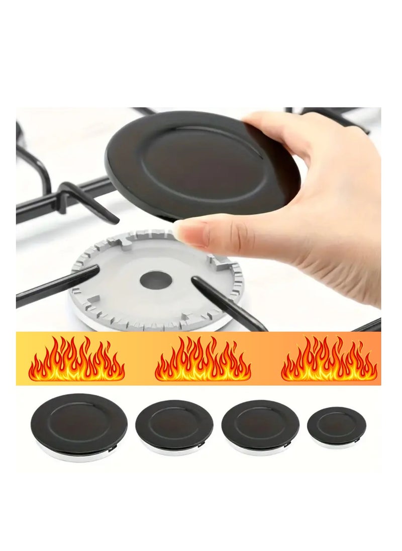 4pcs Concave Fire Extinguishing Cover + 4pcs Fire Splitter Set Sabaf Oven Burner Cover sabaf Gas Stove Burner Gas Stove Accessories Stove Burner Oven\Gas Stove Sabaf Burner Concave Set