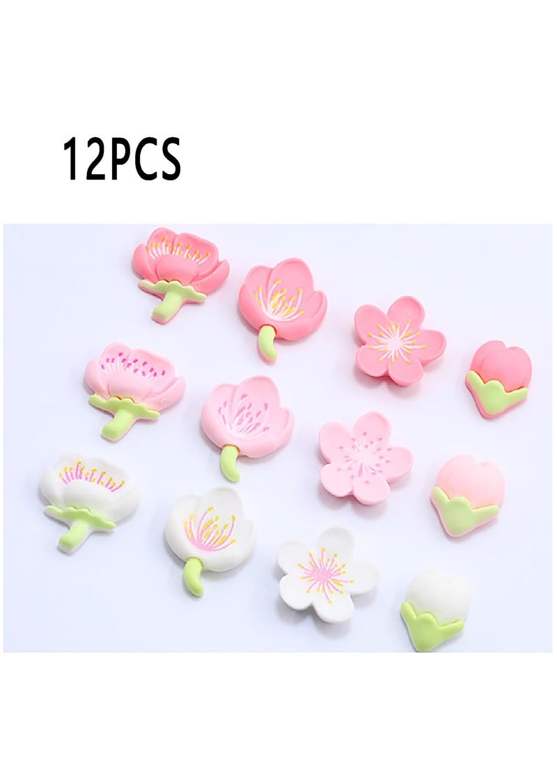 Plant Magnets Flowers for Potted Safe Magnet Charms Indoor Unique Gifts Set of 12 and Outdoor Decoration with a Touch of Humor