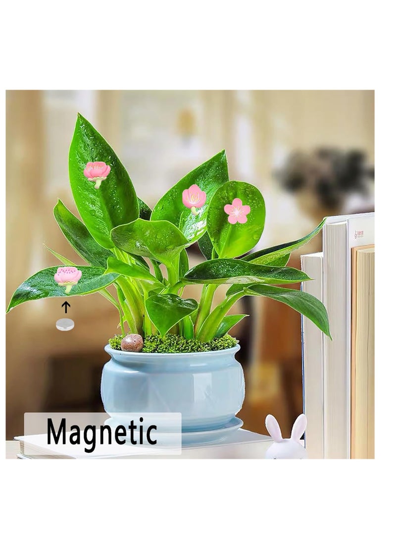 Plant Magnets Flowers for Potted Safe Magnet Charms Indoor Unique Gifts Set of 12 and Outdoor Decoration with a Touch of Humor