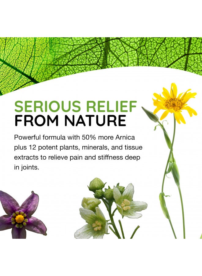 T-Relief Arthritis Cream Arnica +12 Pain Relieving Natural Medicines Help Soothe Soreness Stiffness Aches & Pains in Joints Naturally - 2 oz