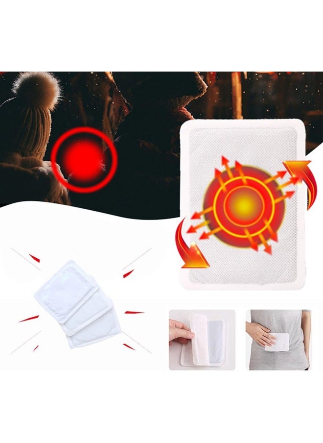 Body Warmers with Adhesive Backing Air Activate Heat Patch Disposable Gives 12 Hours Warm Pad - 12 Packs