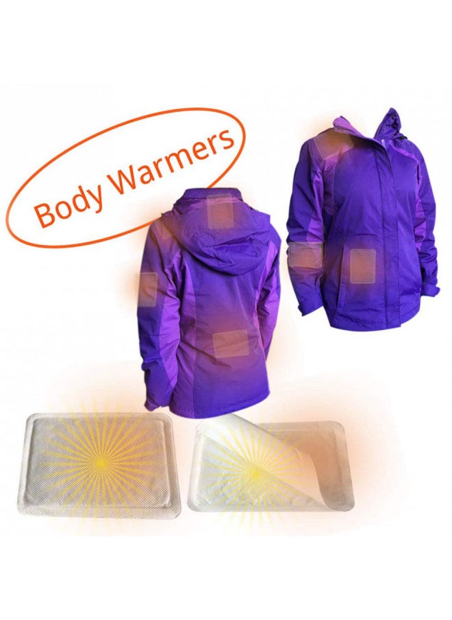 Body Warmers with Adhesive Backing Air Activate Heat Patch Disposable Gives 12 Hours Warm Pad - 12 Packs