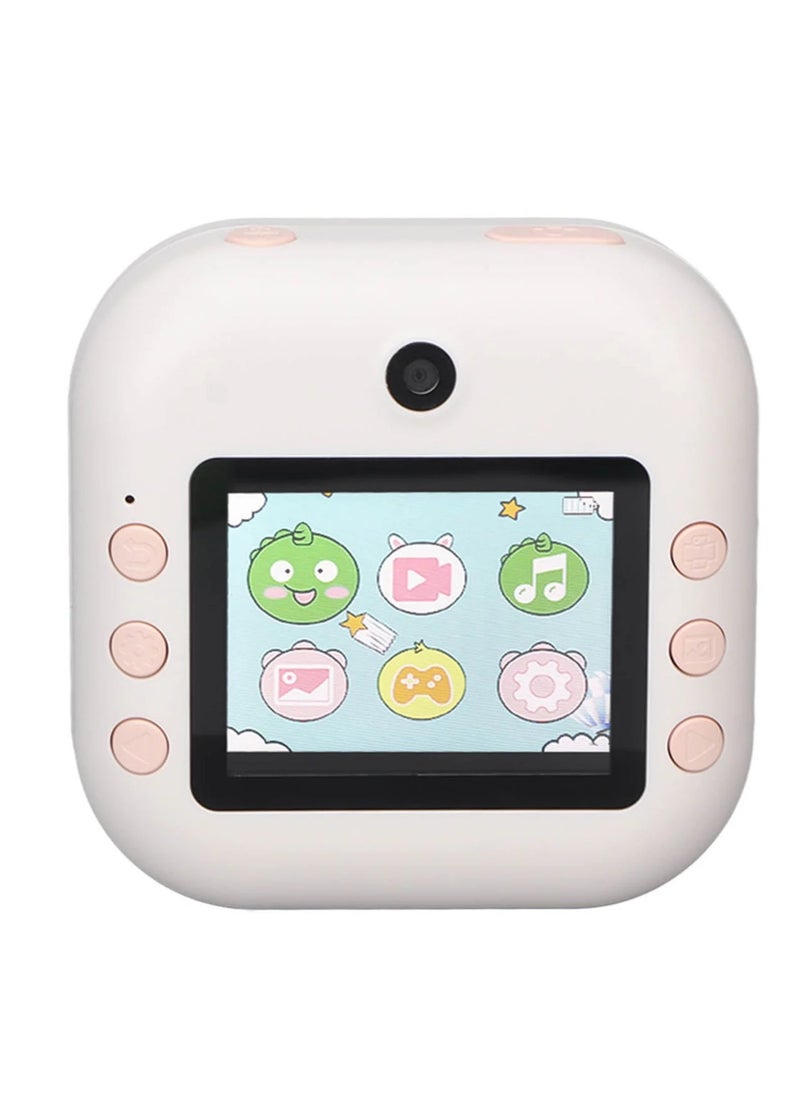 Kids Rechargeable Camera Instant Print Mini Photo Printing Camera For Kids1080P Digital Camera 2/4 LCD Screen 32G SD Card High Definition ABS Body