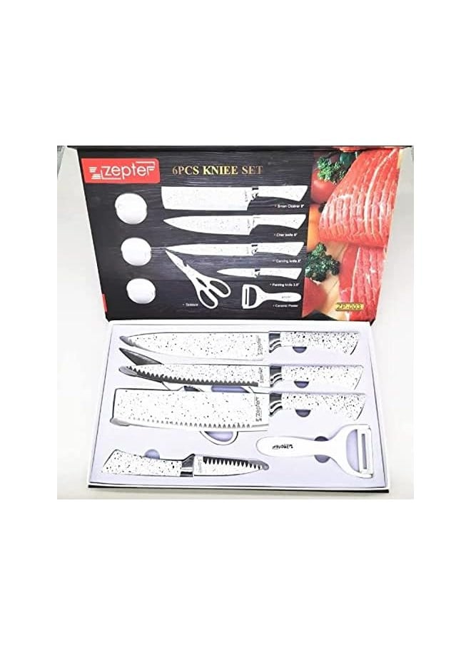 Home Hero Knife Set of 6 with sharp corner blades