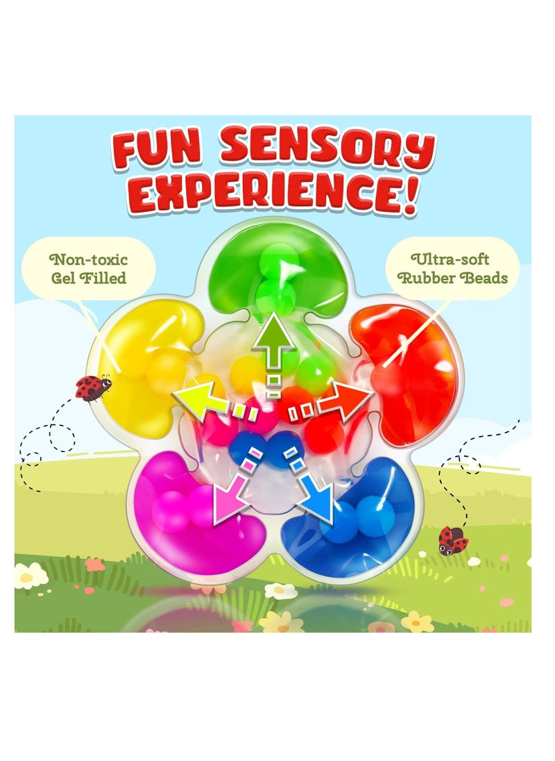 Color Sorting Toys Sensory Toys, Fine Motor Skills Game for Toddlers, Color Matching Toys Preschool Learning Activities Educational Calm Down Montessori Toys for Kids Boys Girls Ages 1 2 3 As Gifts