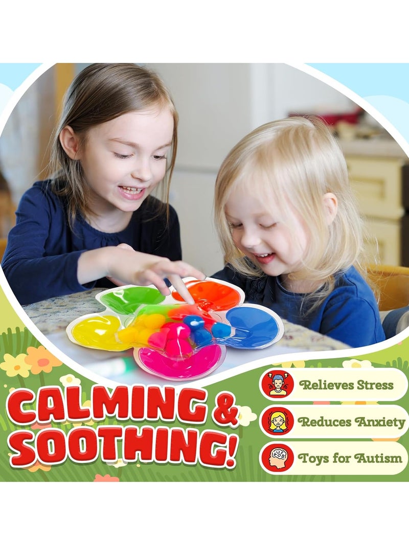 Color Sorting Toys Sensory Toys, Fine Motor Skills Game for Toddlers, Color Matching Toys Preschool Learning Activities Educational Calm Down Montessori Toys for Kids Boys Girls Ages 1 2 3 As Gifts