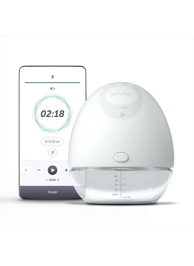 Breast Pump - Single, Wearable Breast Pump with App - The Smallest, Quietest Electric Breast Pump - Portable Breast Pump Hands Free & Discreet - Automated with Four Personalized Settings