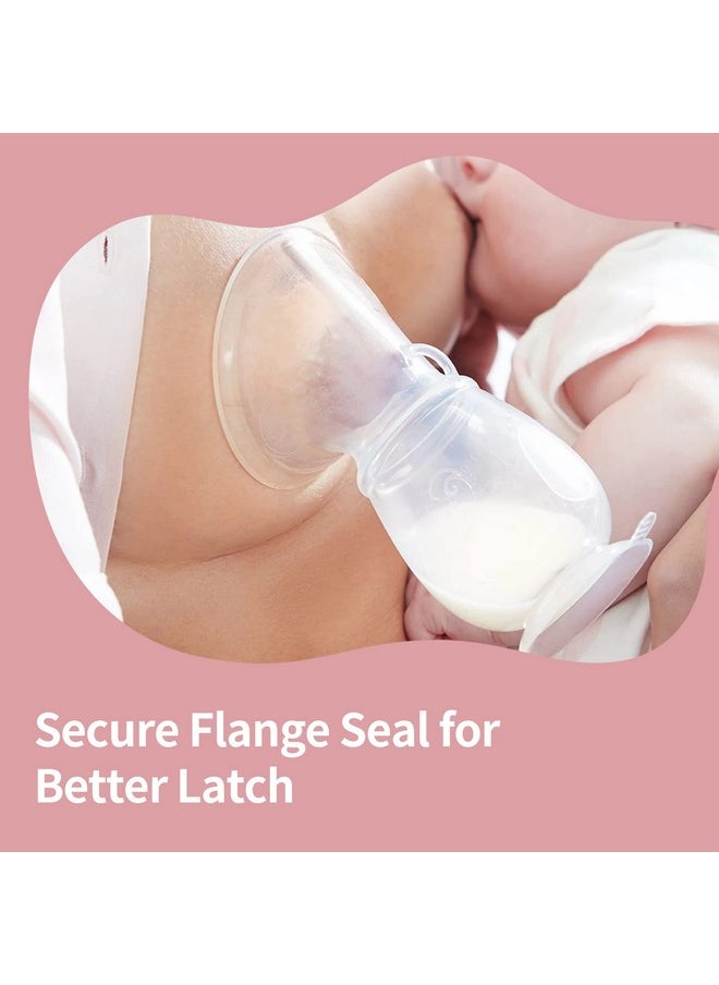 Manual Breast Milk Saver Pump Foodgrade Silicone Natural Suction Comes With A Sucker Stand 4 Oz