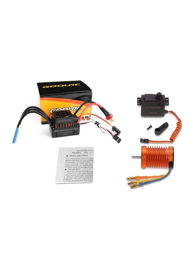 Brushless Motor ESC With Gear Servo Combo Set For RC Car RM7748