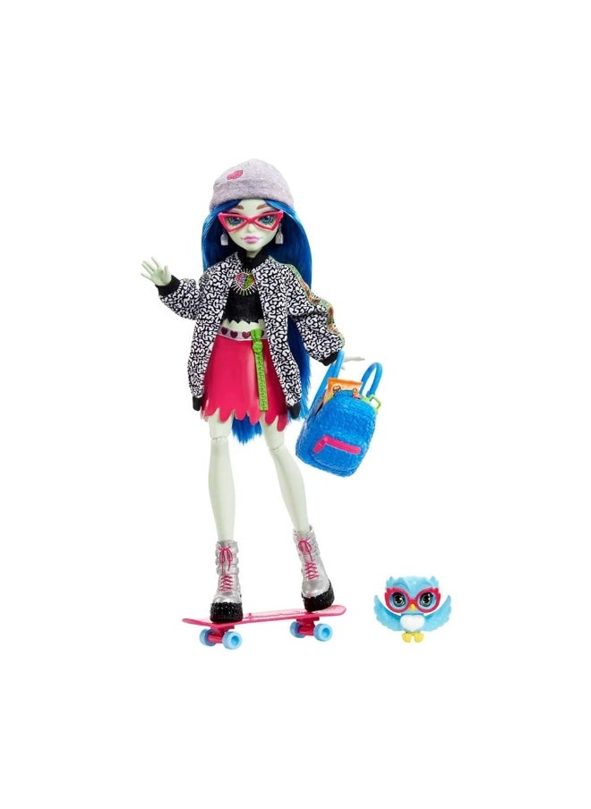 Monster High Ghoulia Yelps Fashion Doll With Pet & Accessories