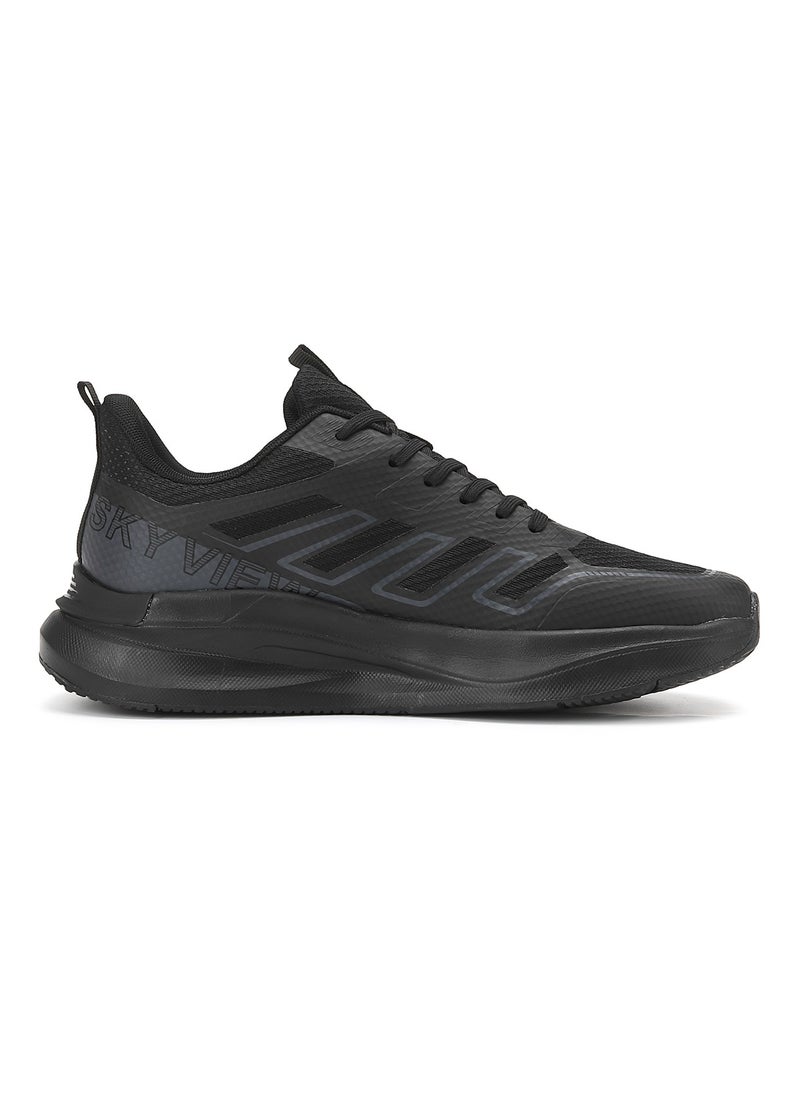 Athlesiure Men's Lace Up Walking Shoes Running Comfortable Tennis Breathable Non Slip Athletic Sports Shoes Gym Workout Cross Training Sneakers With Non-Slip Backing