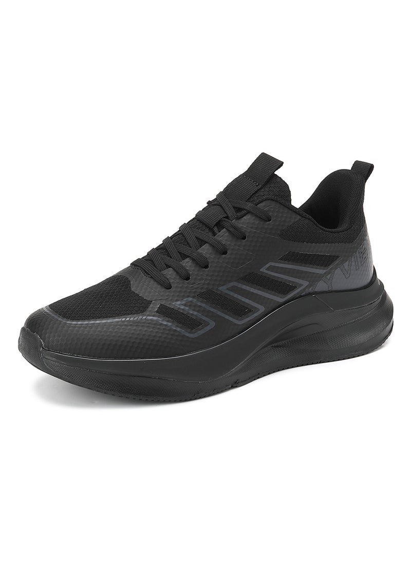 Athlesiure Men's Lace Up Walking Shoes Running Comfortable Tennis Breathable Non Slip Athletic Sports Shoes Gym Workout Cross Training Sneakers With Non-Slip Backing