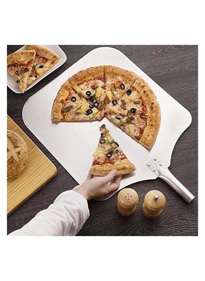 Premium Aluminum Pizza Peel With Detachable Beech Handle, 30.5 * 65cm, Convenient To Store, Good Helper For Baking