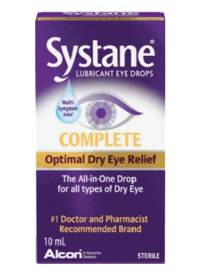 Systane Complete Lubricant Eye Drops 10ml Bottle