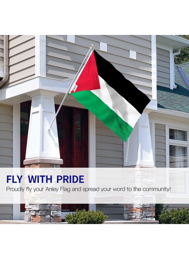 Fly Breeze 3X5 Foot Palestine Flag Vivid Color And Fade Proof Canvas Header And Double Stitched Palestinian Flags Polyester With Brass Grommets 3 X 5 Ft