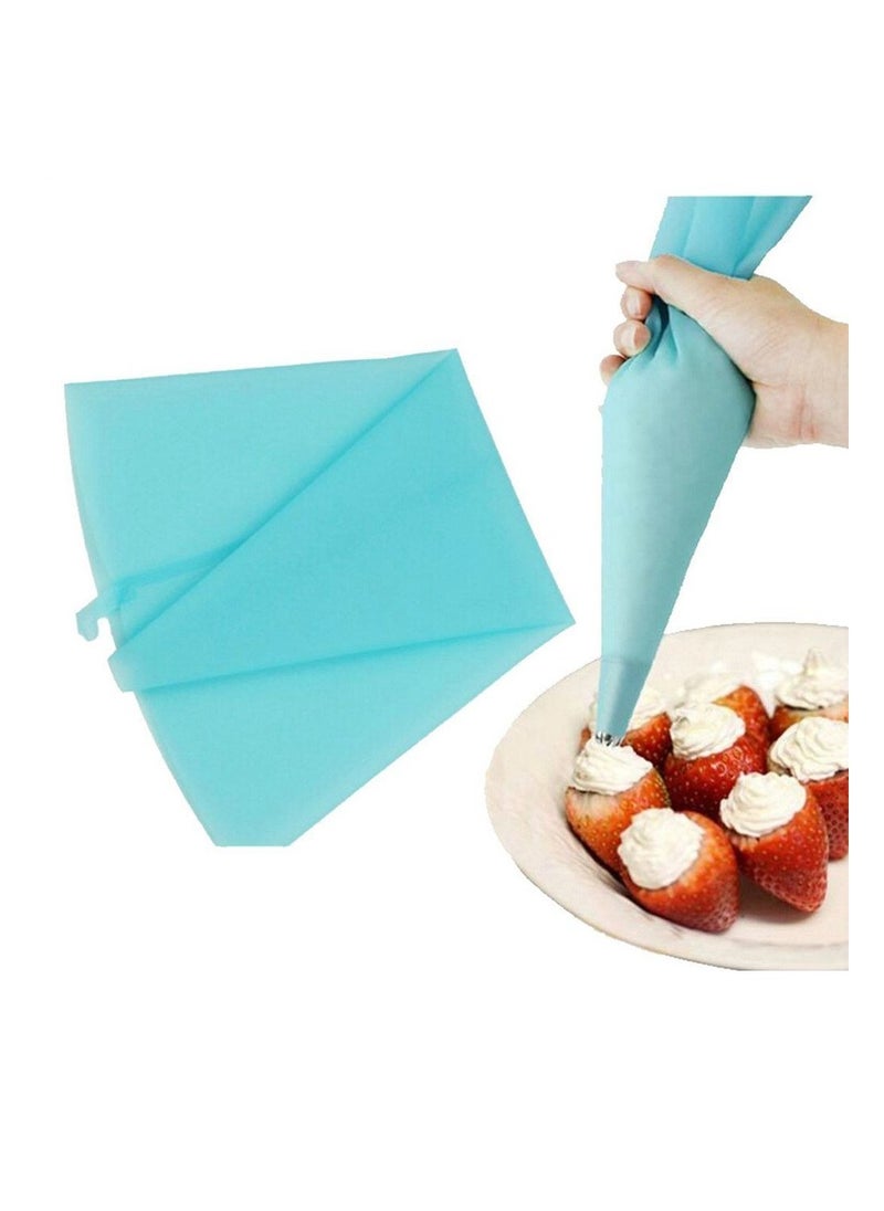 3 Piece Reusable Silicon Cake Pastry Bag Cream Icing Piping Bag Cake Decorating Bags Tools Set 3 in 1 S M L