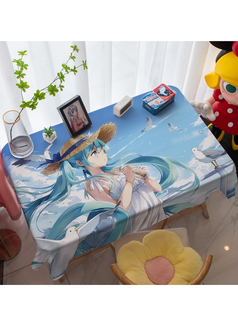 New Anime Cartoon Waterproof Cloth Tablecloth