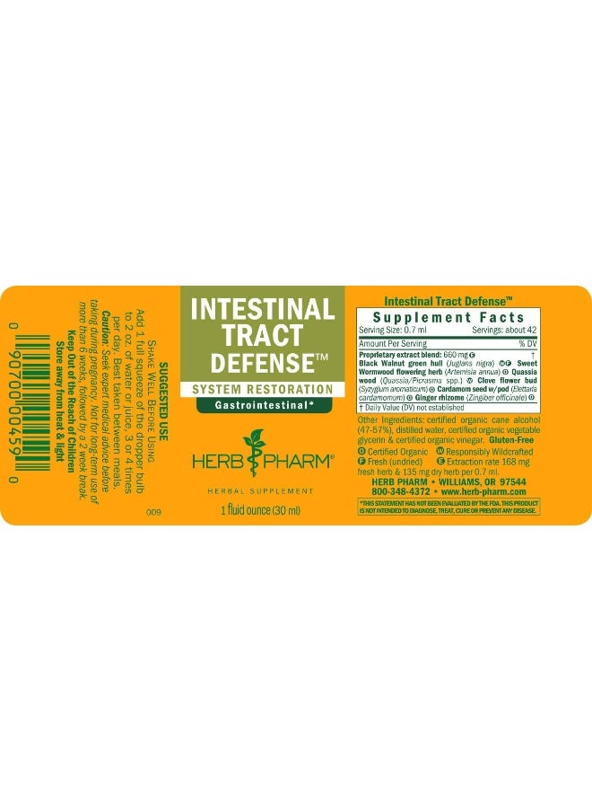 Herb Pharm Intestinal Tract Defense - 30ml