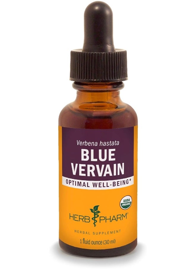 Herb Pharm Certified Organic Blue Vervain Liquid Extract - 1 Ounce