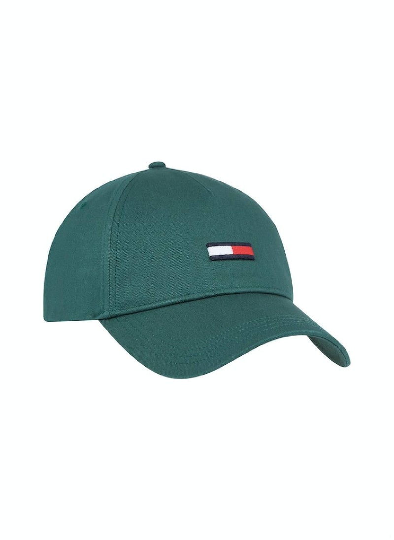 Men's Embroaded Logo Cap - Cotton, Green