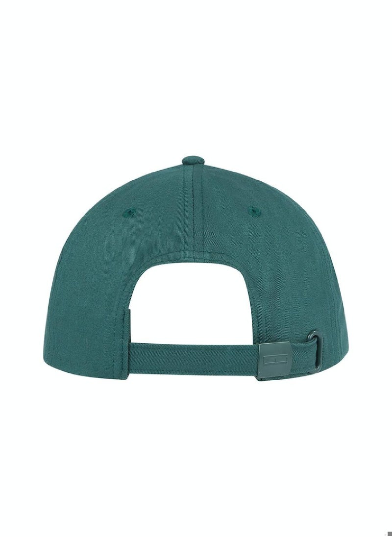 Men's Embroaded Logo Cap - Cotton, Green