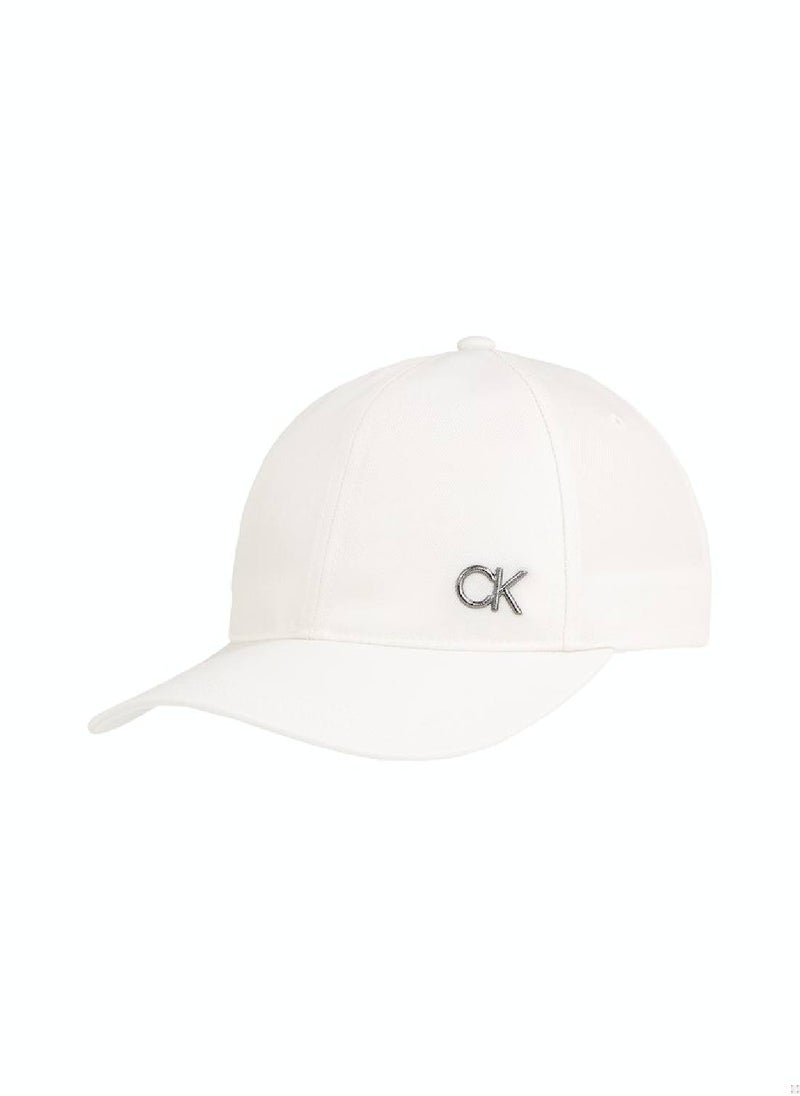 Men's Baseball Cap - Polyester, White