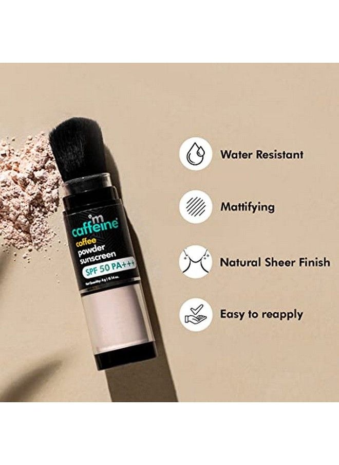 Cleanse & Protect Kit With Coffee Powder Sunscreen Spf 50 Pa+++ & Coffee Face Wash ; Deeply Cleanses Repairs Uv Damage And For Oilfree & Ultra Soft Skin ; Upto 8 Hrs Sun Protection