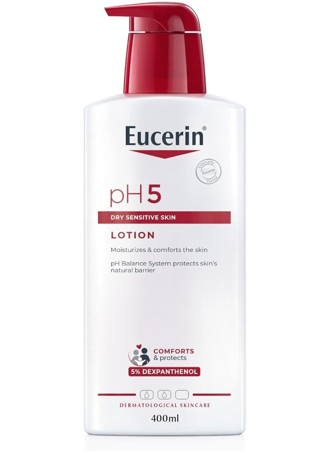 Ph5 Body Lotion With Dexpanthenol And Hyaluronic Acid, Intensive Moisturize & Quickly Absorbs, Suitable For Daily Moisture On Allergy-Prone Skin & Dry Sensitive Skin, 400Ml