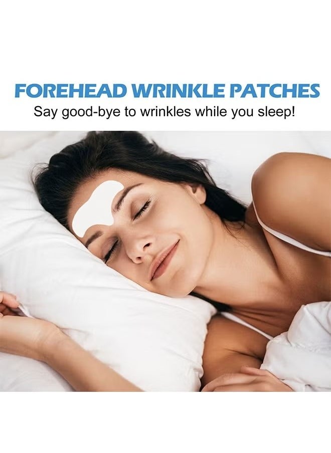 Forehead Wrinkle Patches 12pcs - Smooth Fine Lines & Wrinkles, Anti-Wrinkle Patches with Hydrolyzed Collagen with Aloe,Vitamin E, Anti Wrinkle Patches, Forehead Wrinkles Treatment