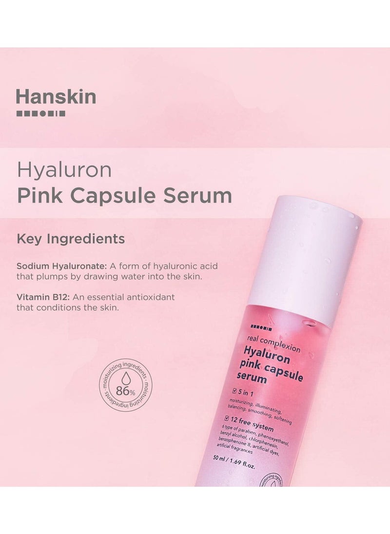 Hanskin Hyaluron Pink Capsule Serum 50Ml