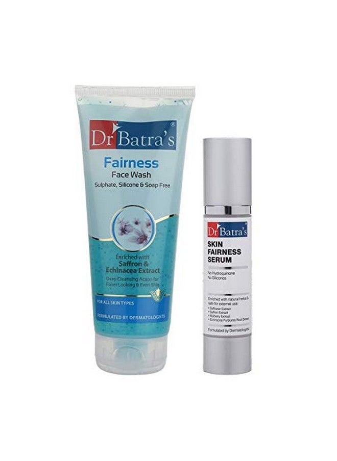 Fairness Face Wash 200 Gm. And Skin Fairness Serum 50 G (Pack Of 2 Men And Women)