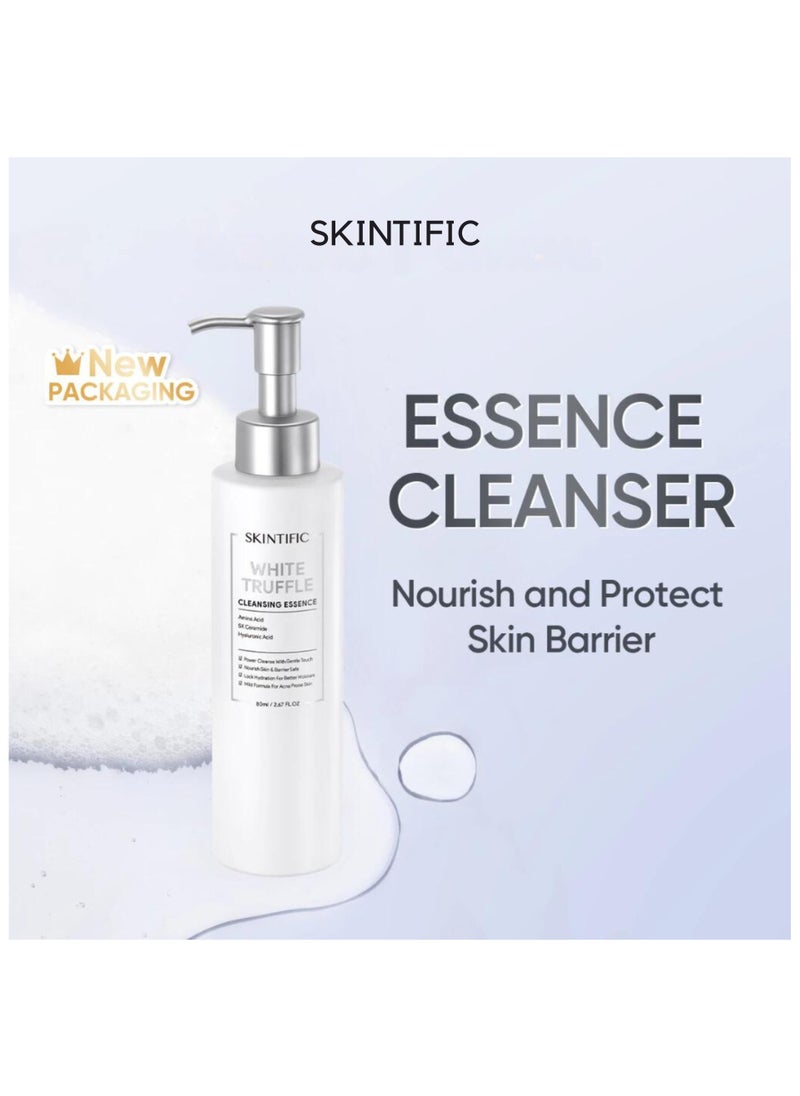 White Truffle Cleansing Essence Cleanser Facial Wash Serum Nourish and Protect Skin Barrier 80ml