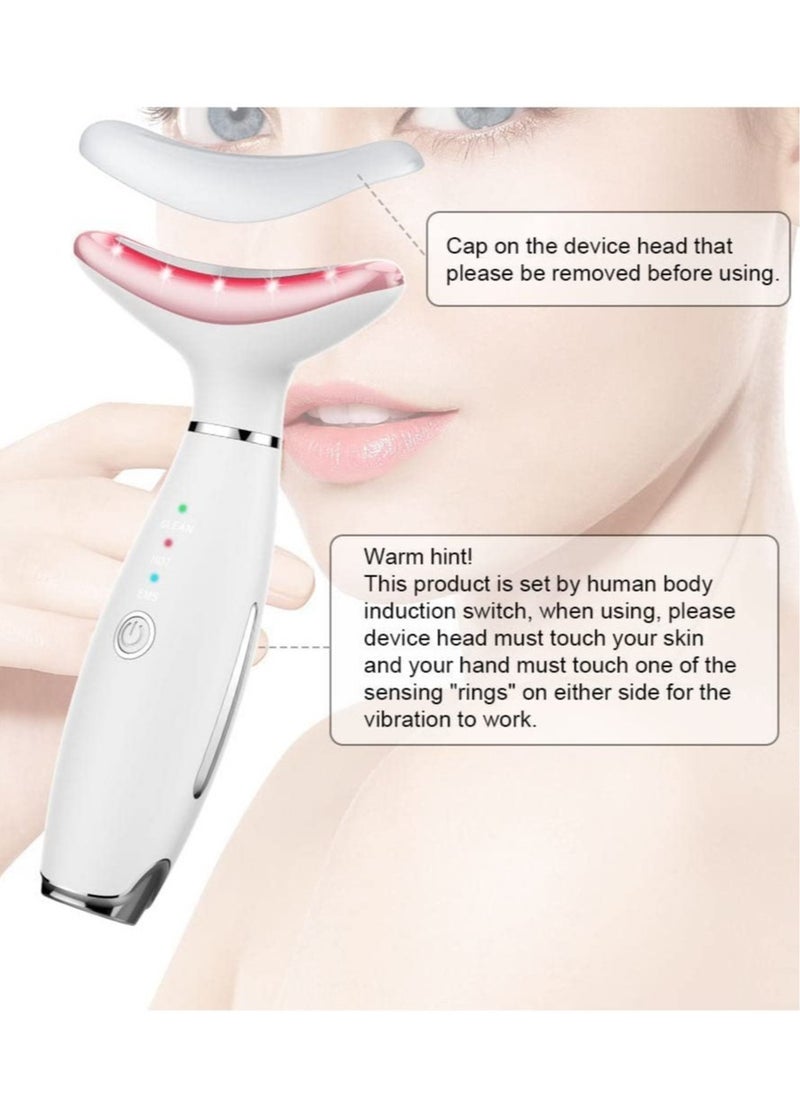 Face Massager Beauty Machine,Neck Lifting Device, Neck Firming Massager for Women Men Anti-Wrinkle Remove Fine Lines Neck Skin Tightening Machine Face Massager Face Lifting Machine