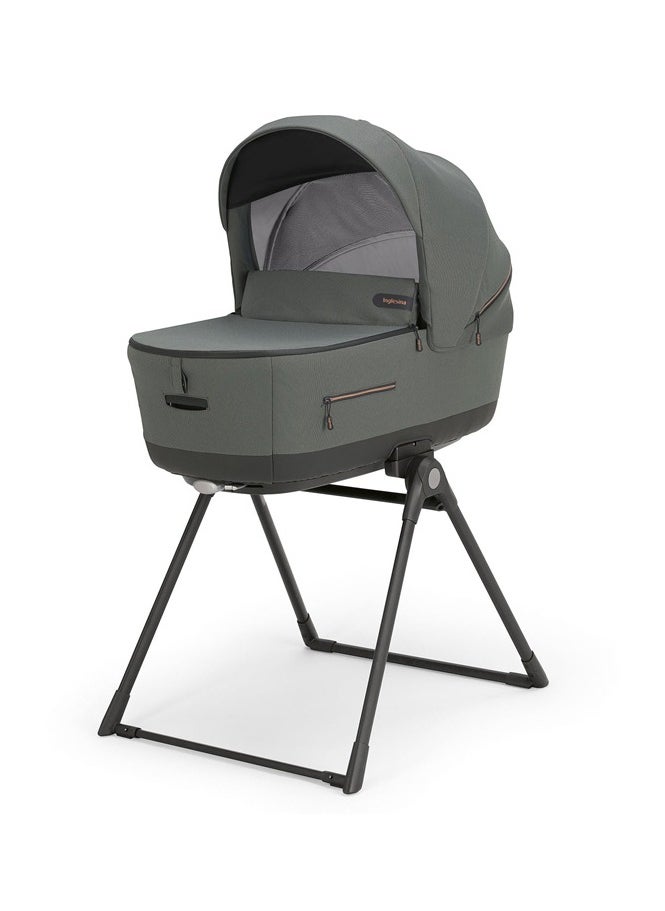 Inglesina Aptica XT Full Set Bassinet+Seat Unit+Car Seat+Standup (TAIGA GREEN )