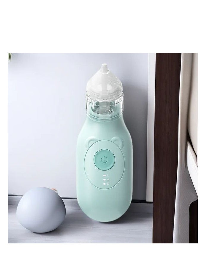 Wholesale Electric Nasal Aspirator 3 Modes Nose Sucker For Deeply Nose Cleaning Booger Mucus Snot Babies Kids Essentials, (Light Green)