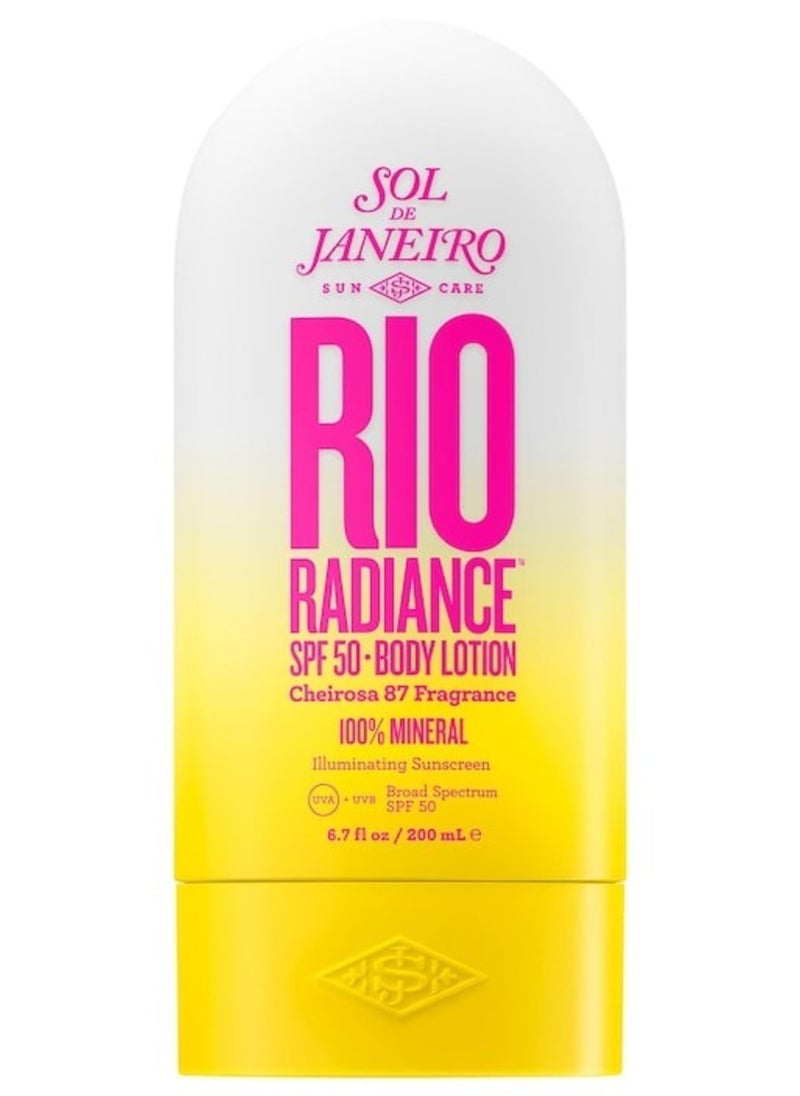 Sol de Janeiro Rio Radiance™ SPF 50 Mineral Body Lotion Sunscreen with Niacinamide 6.7 oz / 200 ml